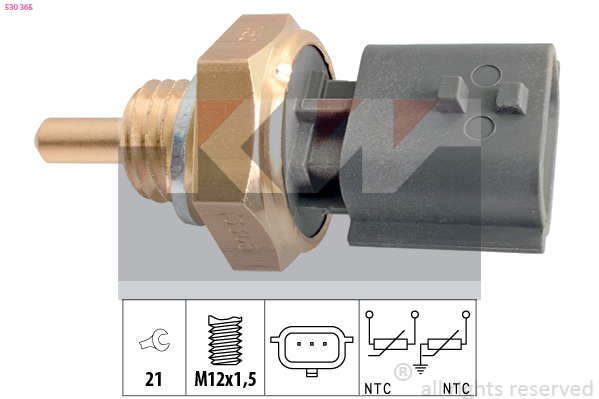 Senzor,temperatura lichid de racire 530 365 KW
